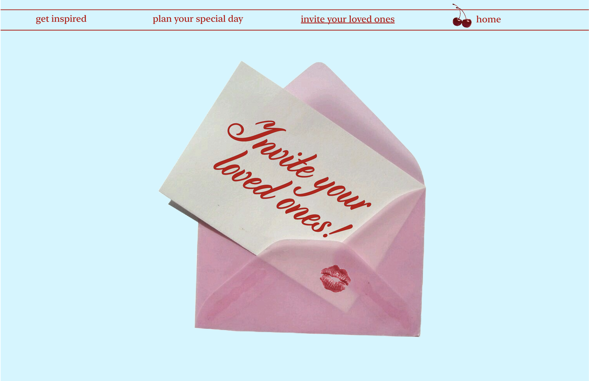 Invitation Landing Page